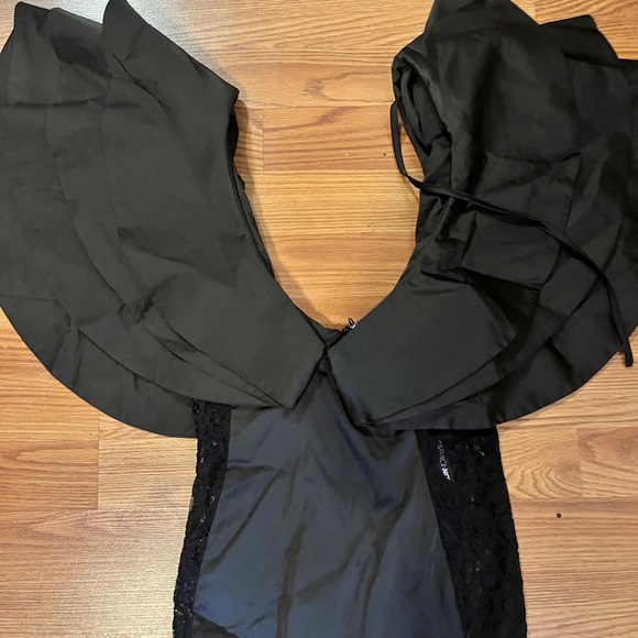 Prime time mini dress by fashion nova. Medium. NWT Black. Runway design - Picture 2 of 6